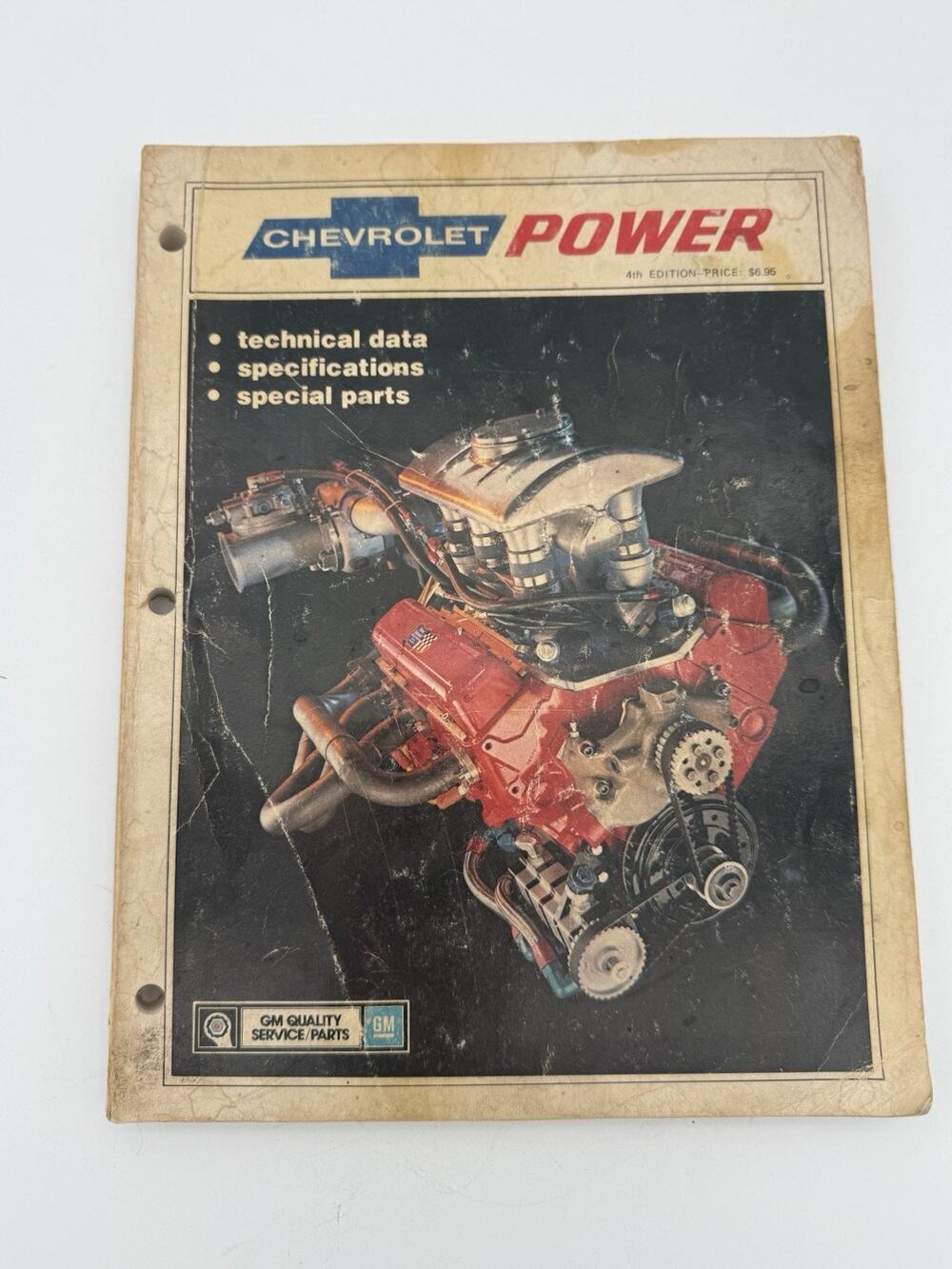 Vintage 1980 Chevrolet Power 4th Ed Manual Tech Data Specs Parts GM